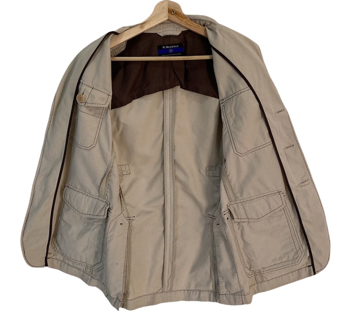 Paul Smith × R.Newbold × Vintage R.NEWBOLD RECONSTRUCT BLAZER COAT JACKET Size US M / EU 48-50 / 2 - 5 Thumbnail