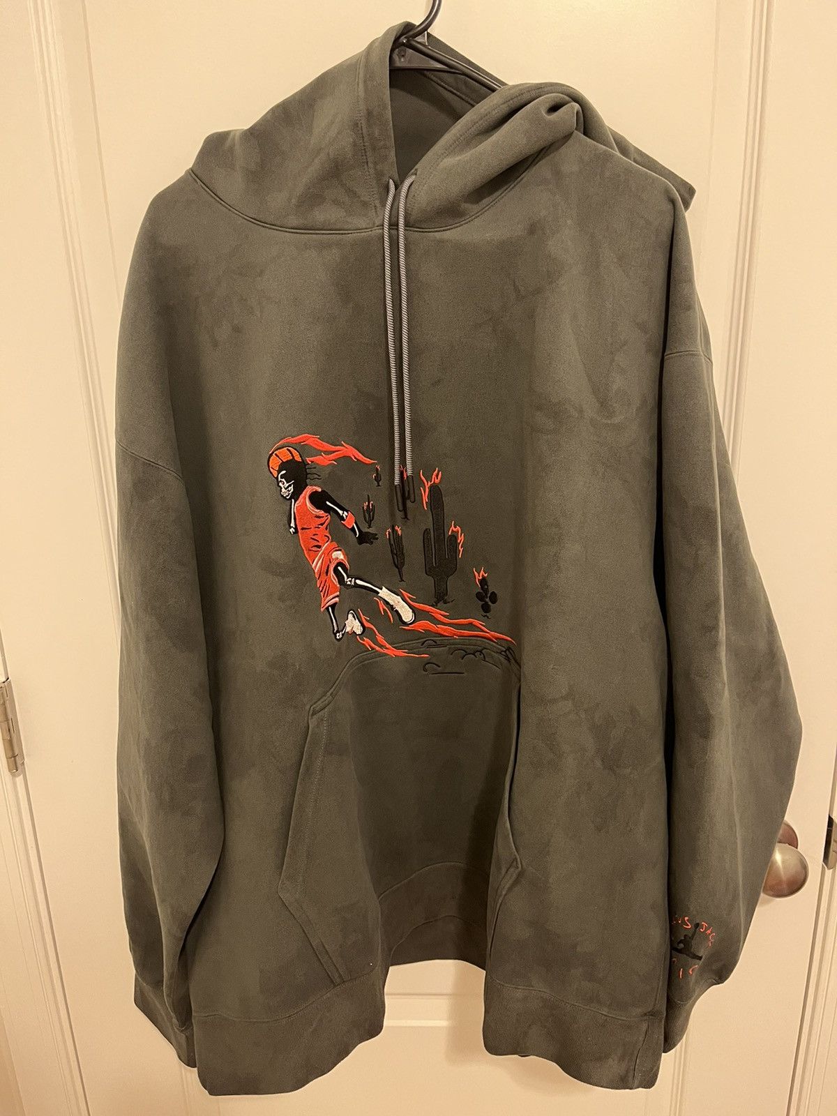 travis scott jordan washed suede hoodie