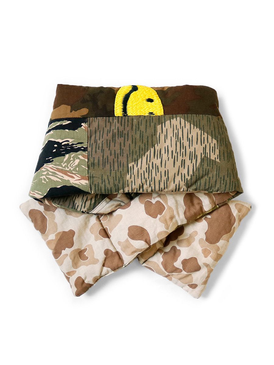 Kapital KAPITAL Camouflage Patchwork KESA Muffler(HAPPY