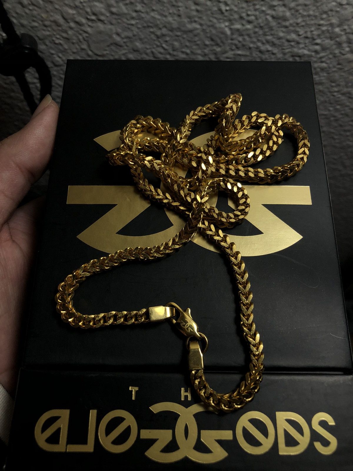 Zumiez gold gods chain Grailed