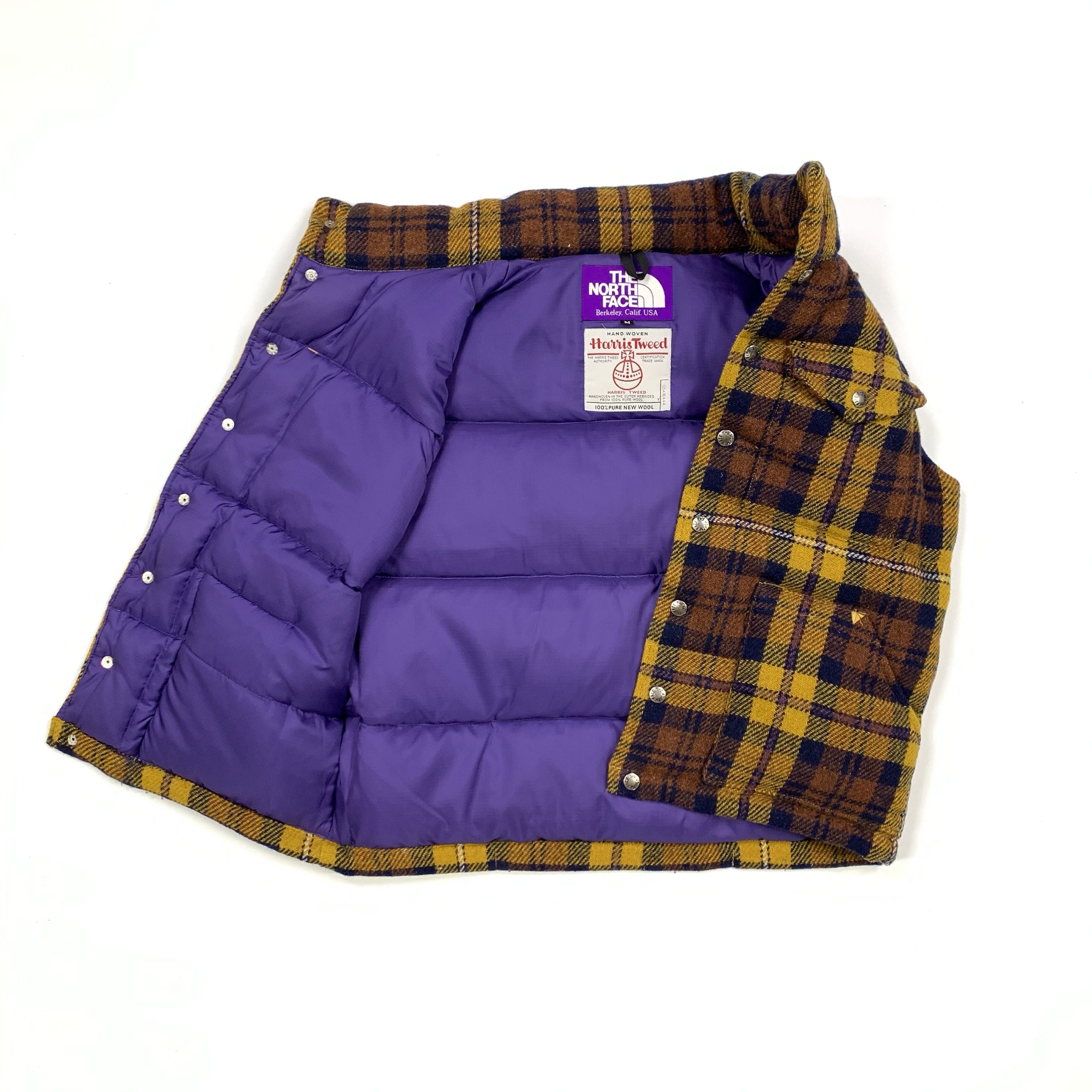 Nanamica × The North Face × The North Face Purple Label Harris Tweed Plaid Down Vest (Purple Label) Size US L / EU 52-54 / 3 - 3 Thumbnail