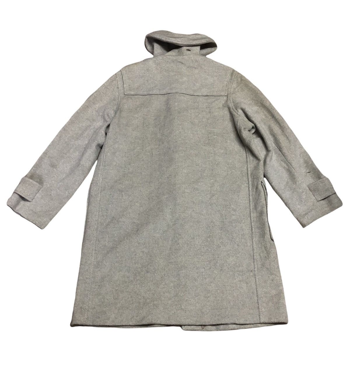 Burberry London Lana Wool Duffle Coat Made in England