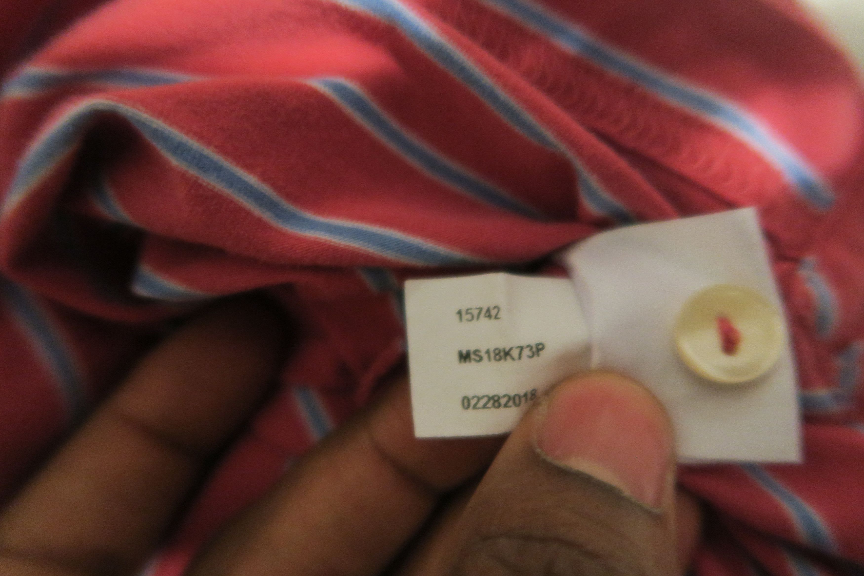 Peter Millar Peter Millar Cape Red Indiana Seaside Wash Stripe Polo Size US L / EU 52-54 / 3 - 5 Thumbnail