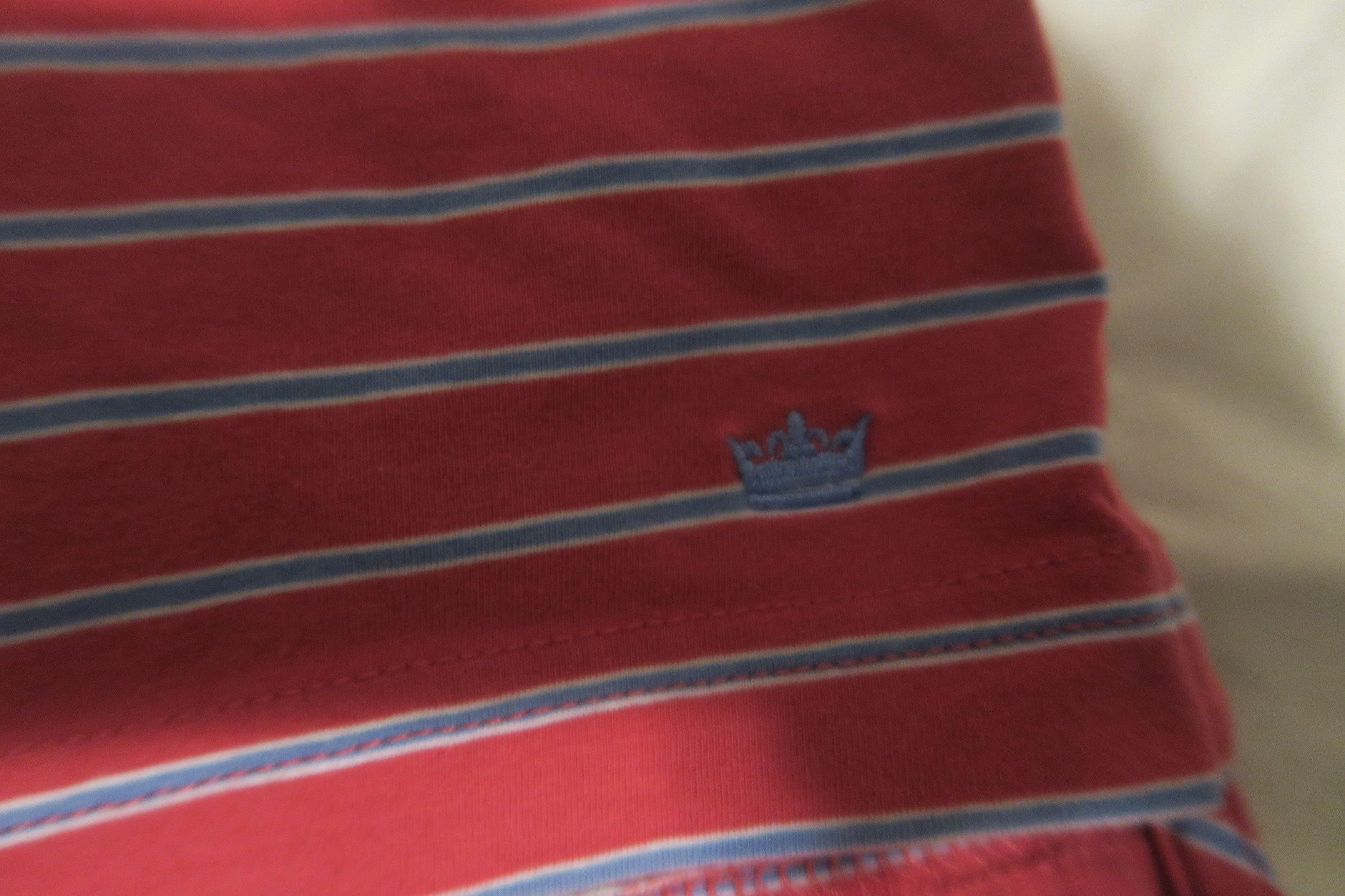 Peter Millar Peter Millar Cape Red Indiana Seaside Wash Stripe Polo Size US L / EU 52-54 / 3 - 2 Thumbnail