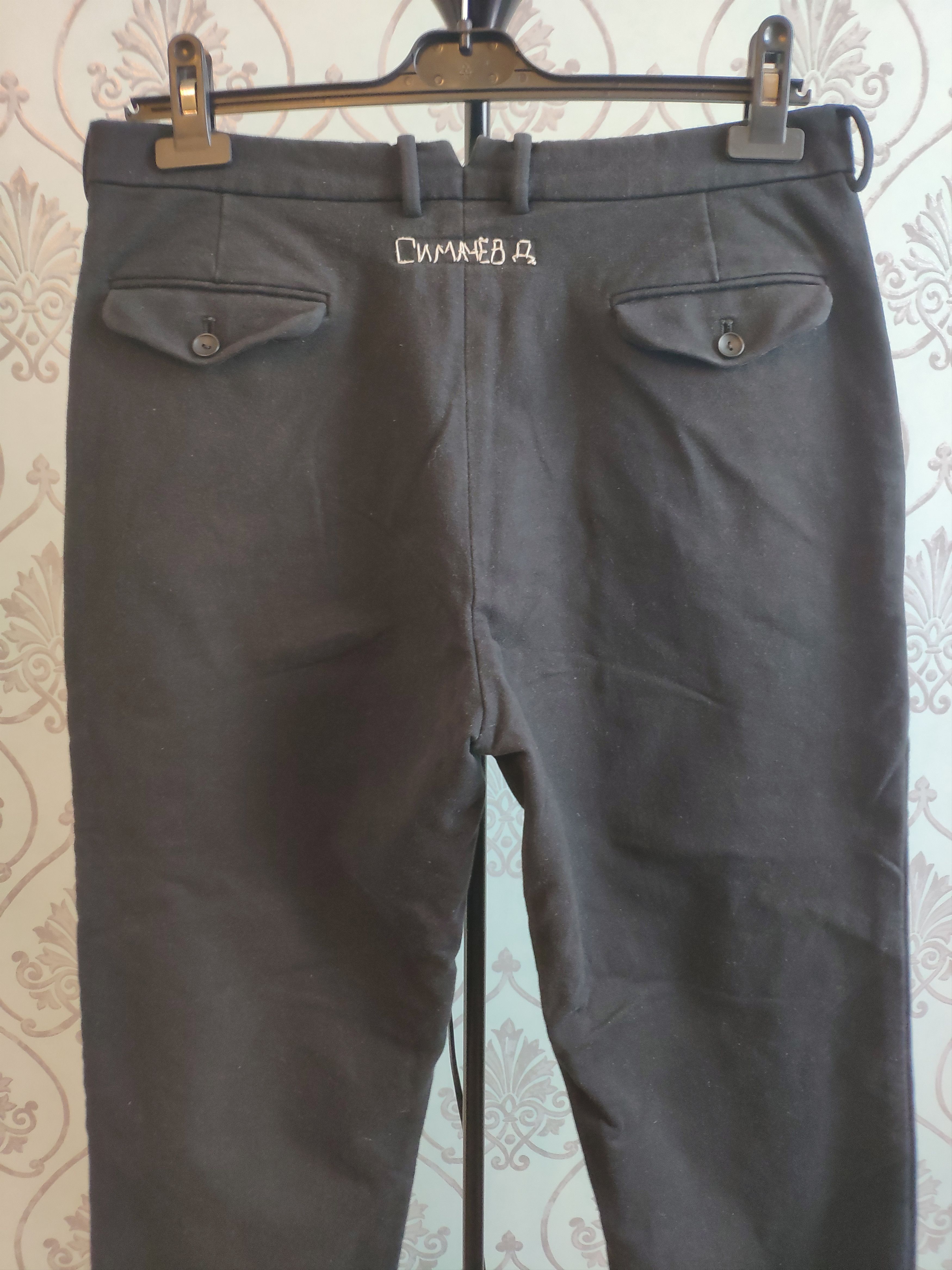 Denis Simachev OG cropped trousers.Like Rick Owens or Dries van Noten Size US 30 / EU 46 - 3 Thumbnail