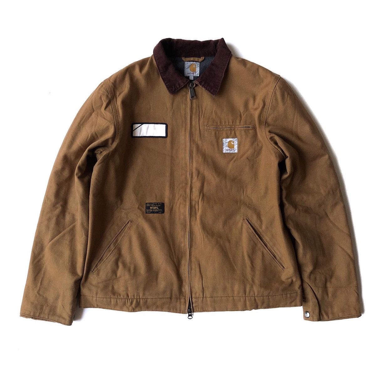 WTAPS x Carhartt DETROIT JACKET NAVY - ミリタリージャケット