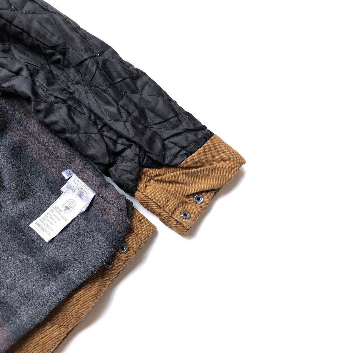 Carhartt WIP x Wtaps Detroit Jacket, hard denim outer fabric Carhartt WIP x Wtaps Detroit Jacket, hard denim outer fabric