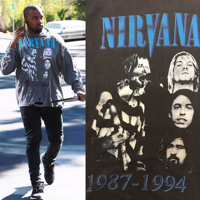 Kanye west nirvana t shirt store