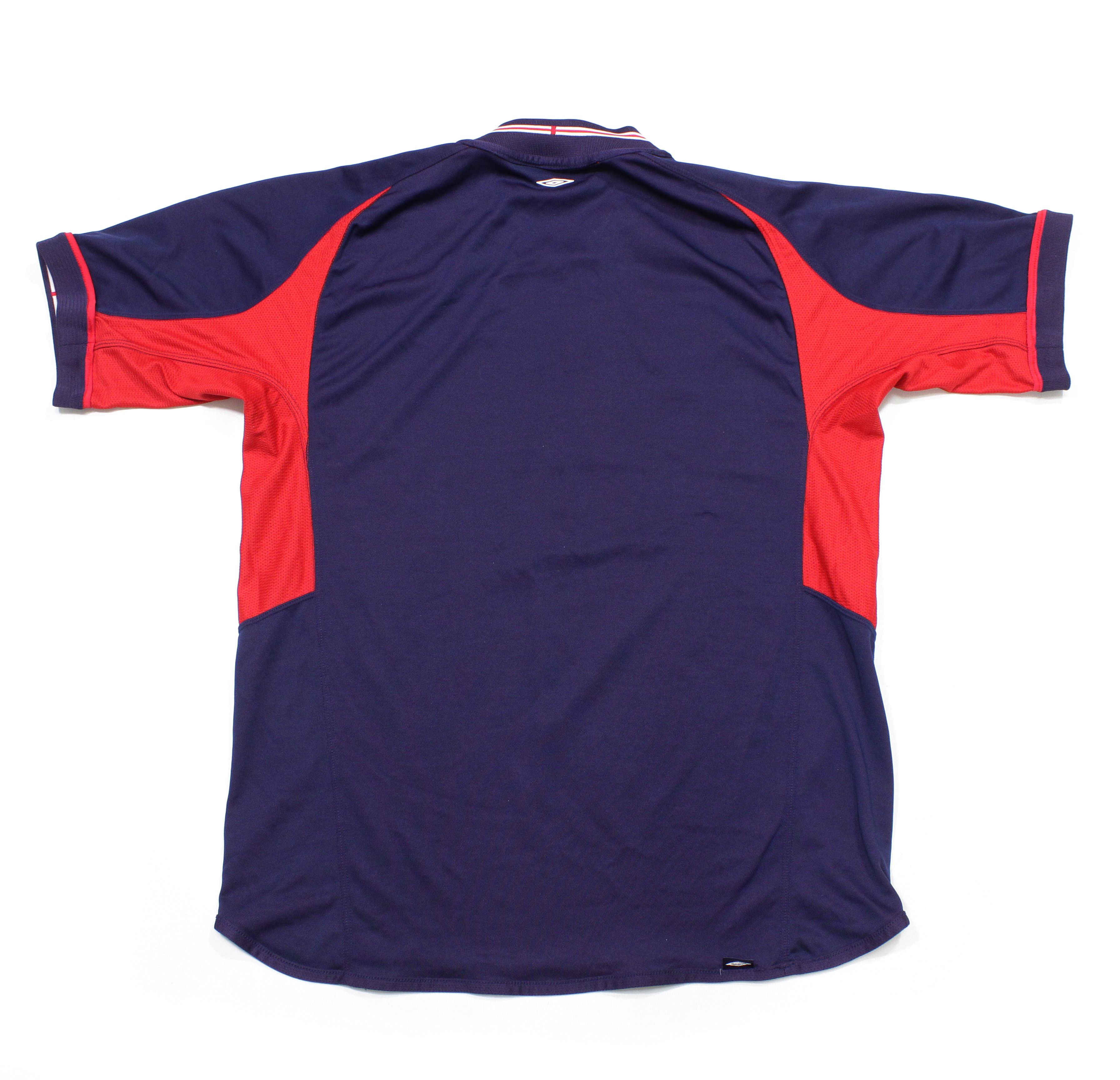 Umbro 2004 England Reversible Sport T-Shirt Vintage Size US XL / EU 56 / 4 - 4 Thumbnail