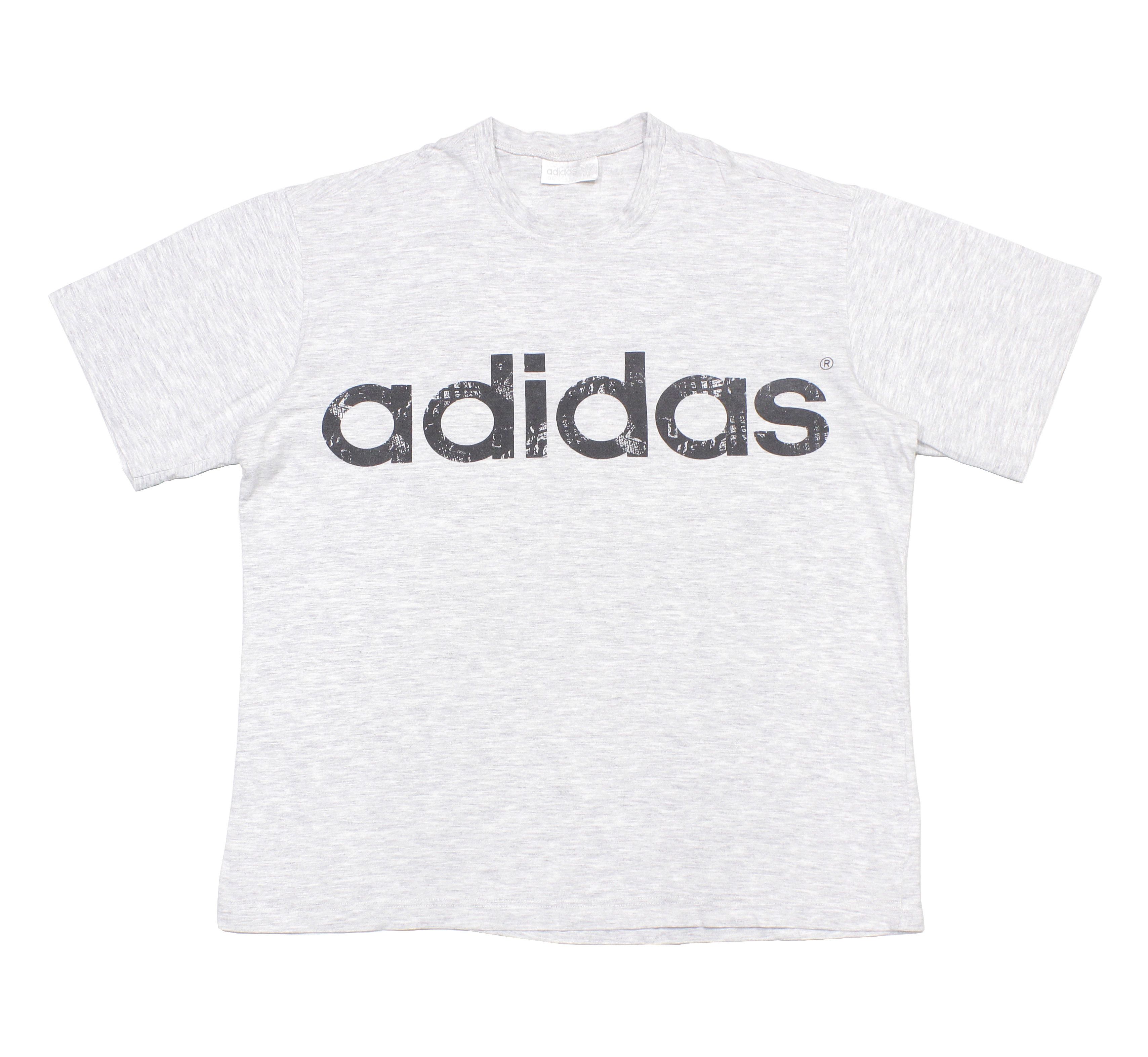 Adidas 90S Big Logo T-Shirt Size US M / EU 48-50 / 2 - 2 Thumbnail