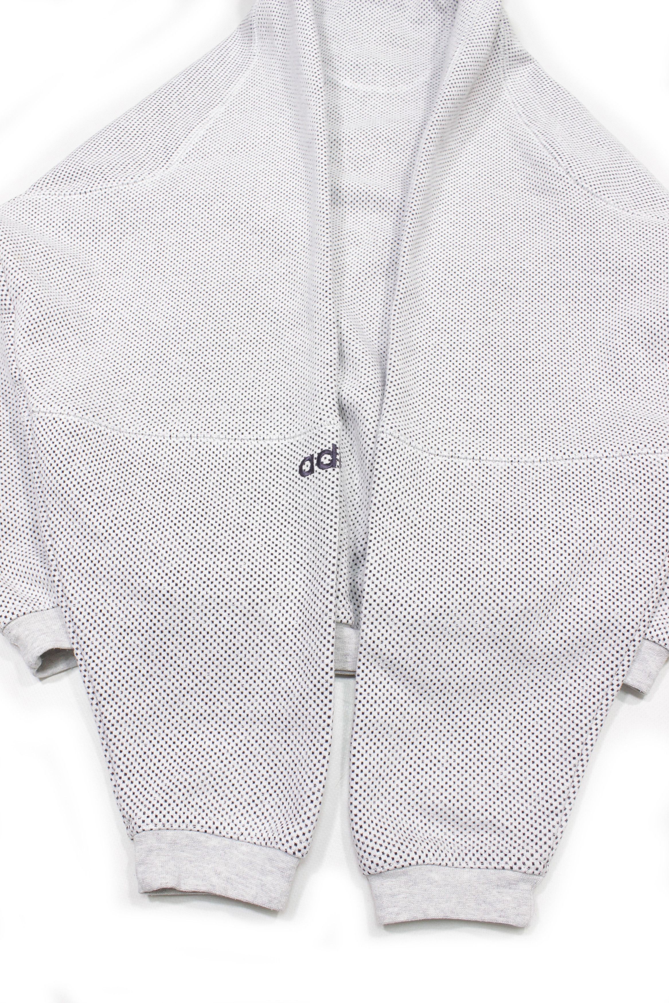 Adidas 90S Logo Textured Hoodie Size US M / EU 48-50 / 2 - 6 Thumbnail