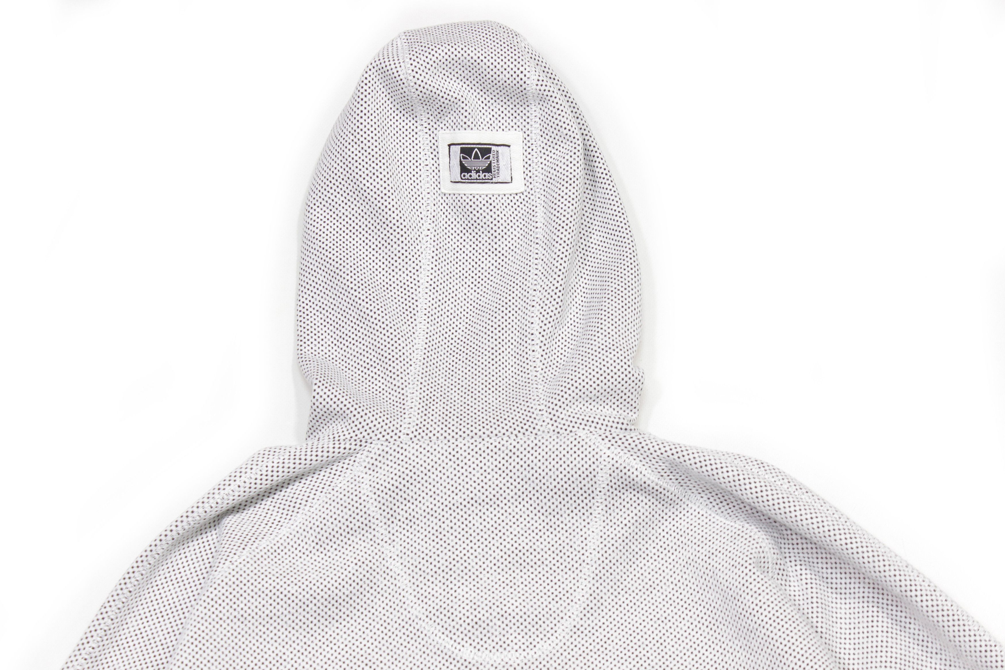 Adidas 90S Logo Textured Hoodie Size US M / EU 48-50 / 2 - 4 Thumbnail