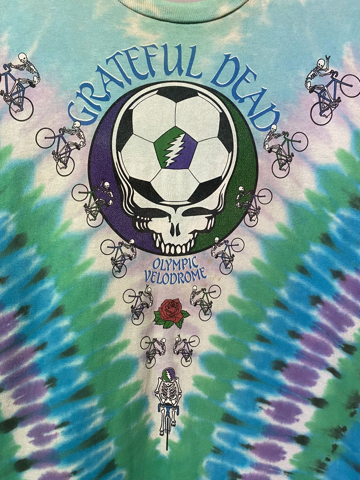 Band Tees 1990 Vintage Tie Dye Grateful Dead Tee Size US XL / EU 56 / 4 - 6 Thumbnail
