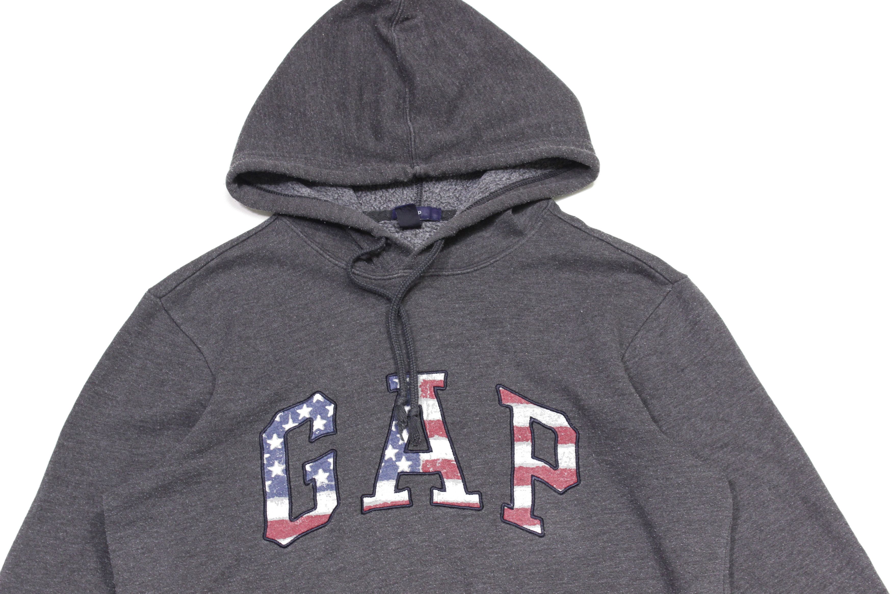 Gap USA Flag Logo Hoodie Size US XS / EU 42 / 0 - 3 Thumbnail
