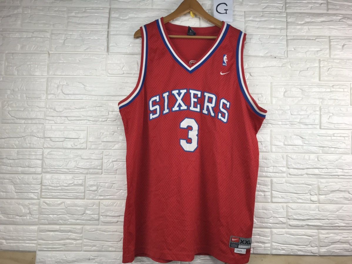 Philadelphia 76ers Allen Iverson Number 3 NBA Jersey