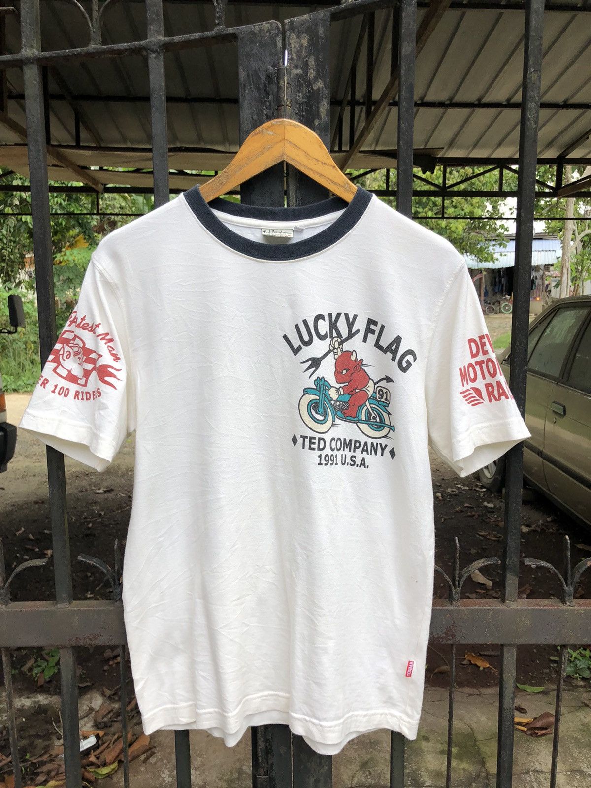 Japanese Brand Ted Company Devils Motorcycle Races Size US S / EU 44-46 / 1 - 2 Thumbnail