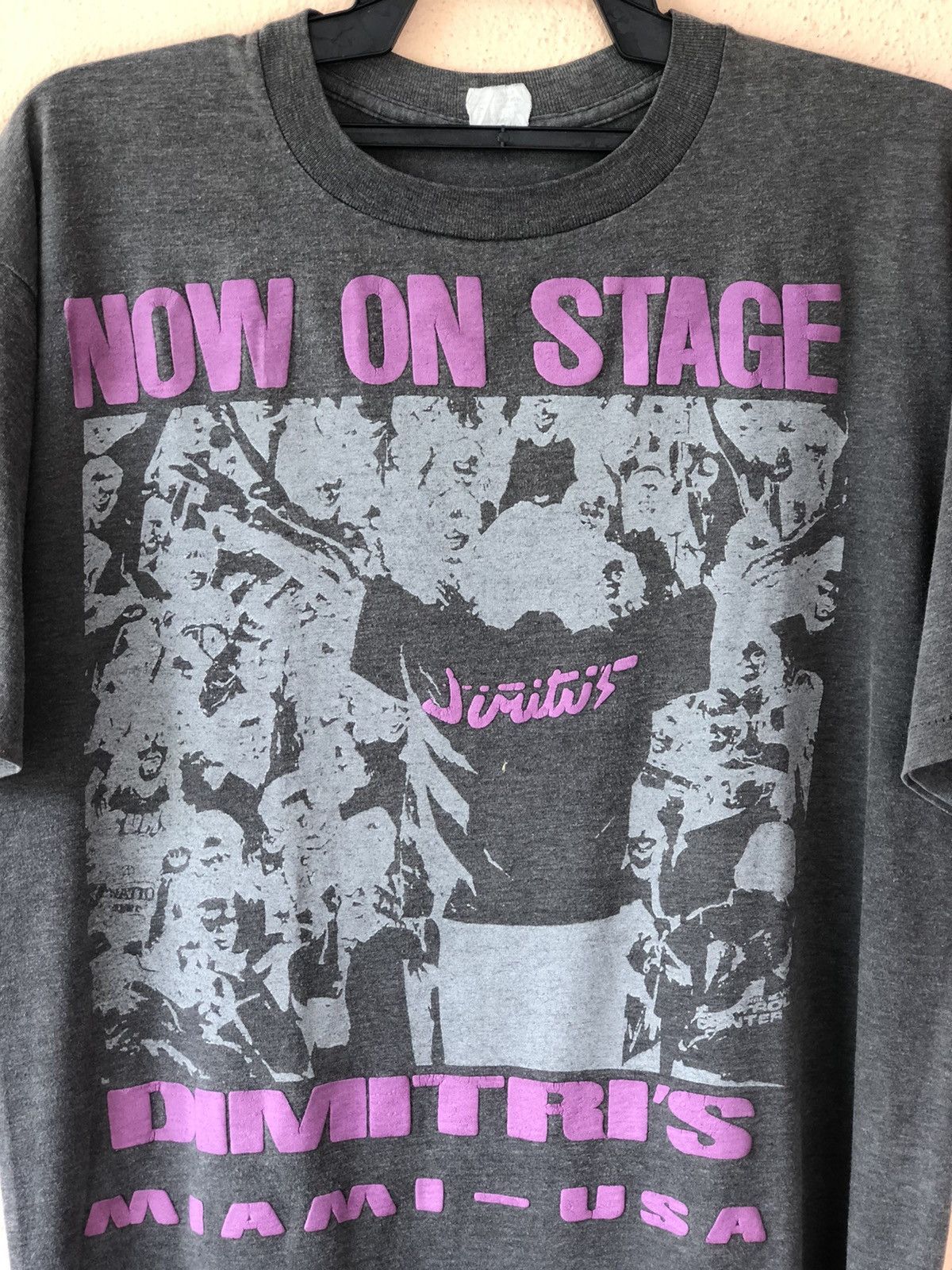 Band Tees × Vintage Vintage 80s DIMITRI’S Now On Stage Rare Tee Size US L / EU 52-54 / 3 - 2 Thumbnail