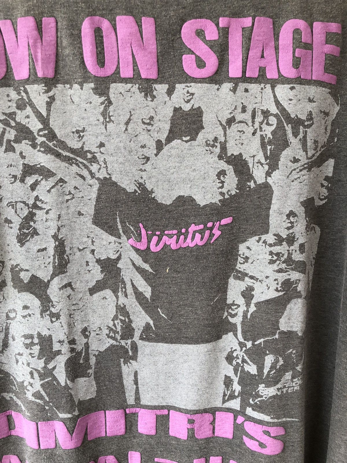 Band Tees × Vintage Vintage 80s DIMITRI’S Now On Stage Rare Tee Size US L / EU 52-54 / 3 - 3 Thumbnail