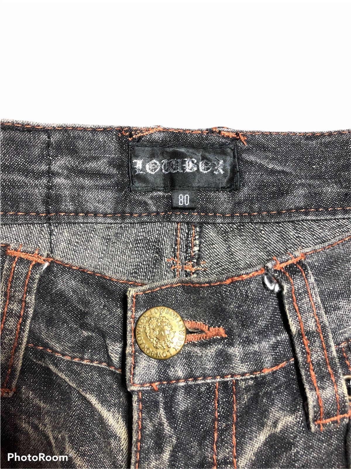 Japanese Brand FLARED RUSTY DISTRESSED DENIM BY LOWBOX Size US 32 / EU 48 - 6 Thumbnail