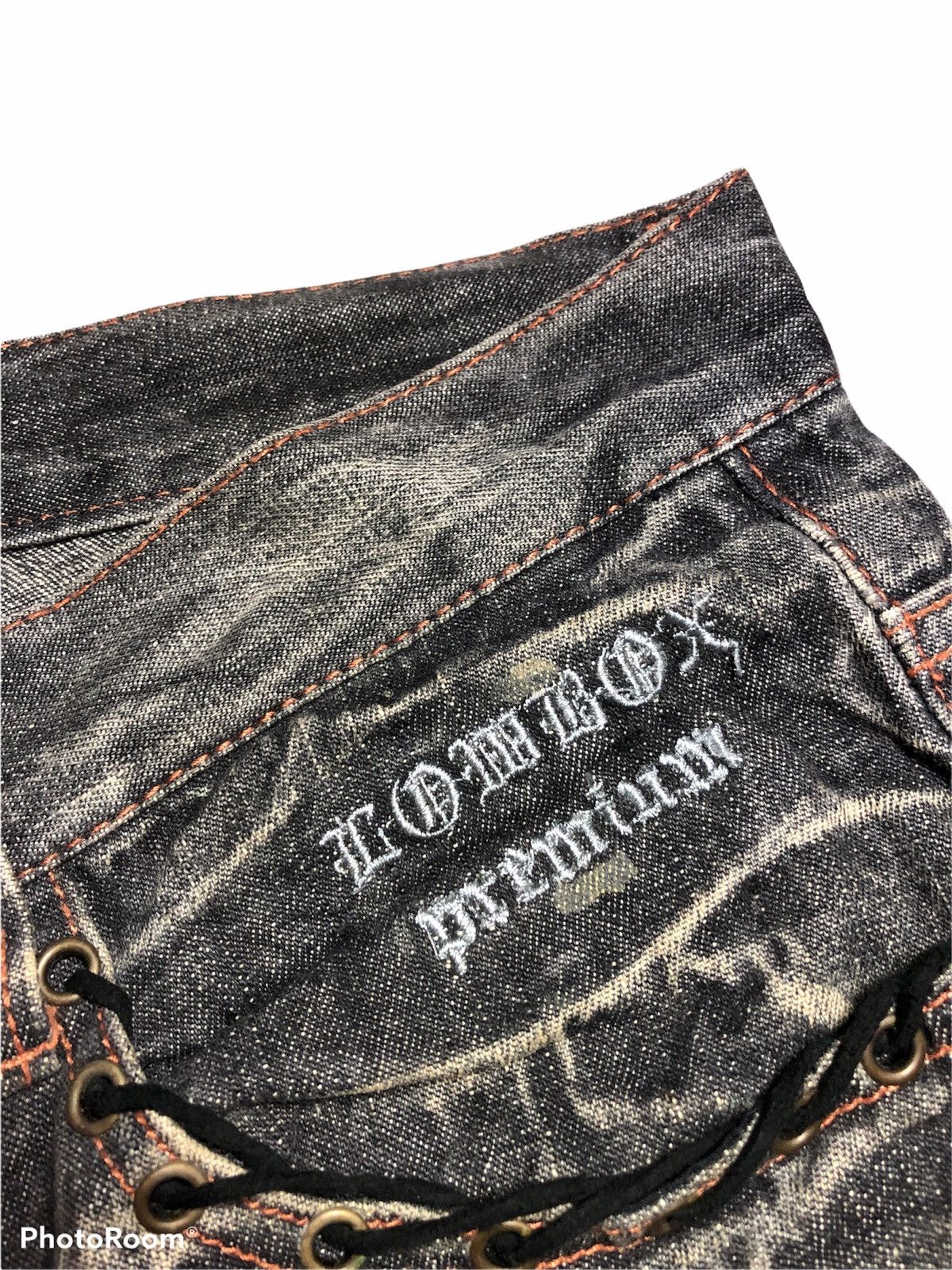 Japanese Brand FLARED RUSTY DISTRESSED DENIM BY LOWBOX Size US 32 / EU 48 - 5 Thumbnail