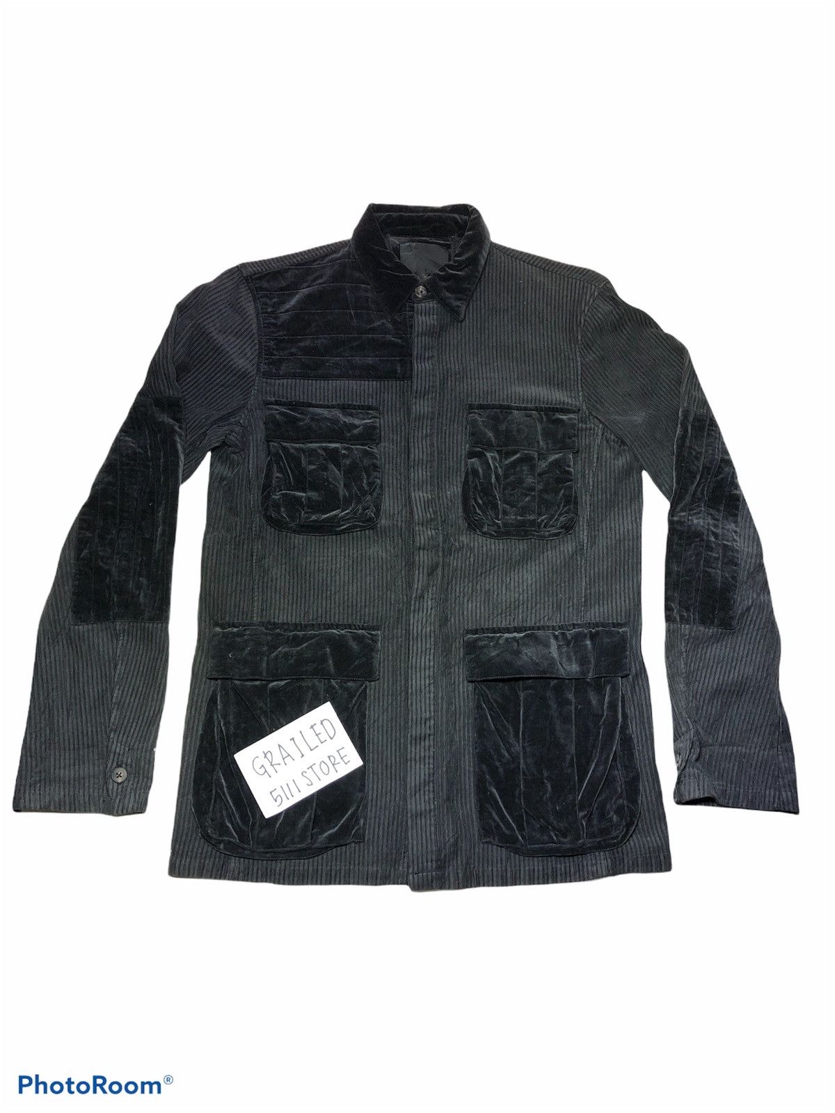 Japanese Brand Ouret Utility Corduroy Velvet Jacket Size US S / EU 44-46 / 1 - 1 Thumbnail