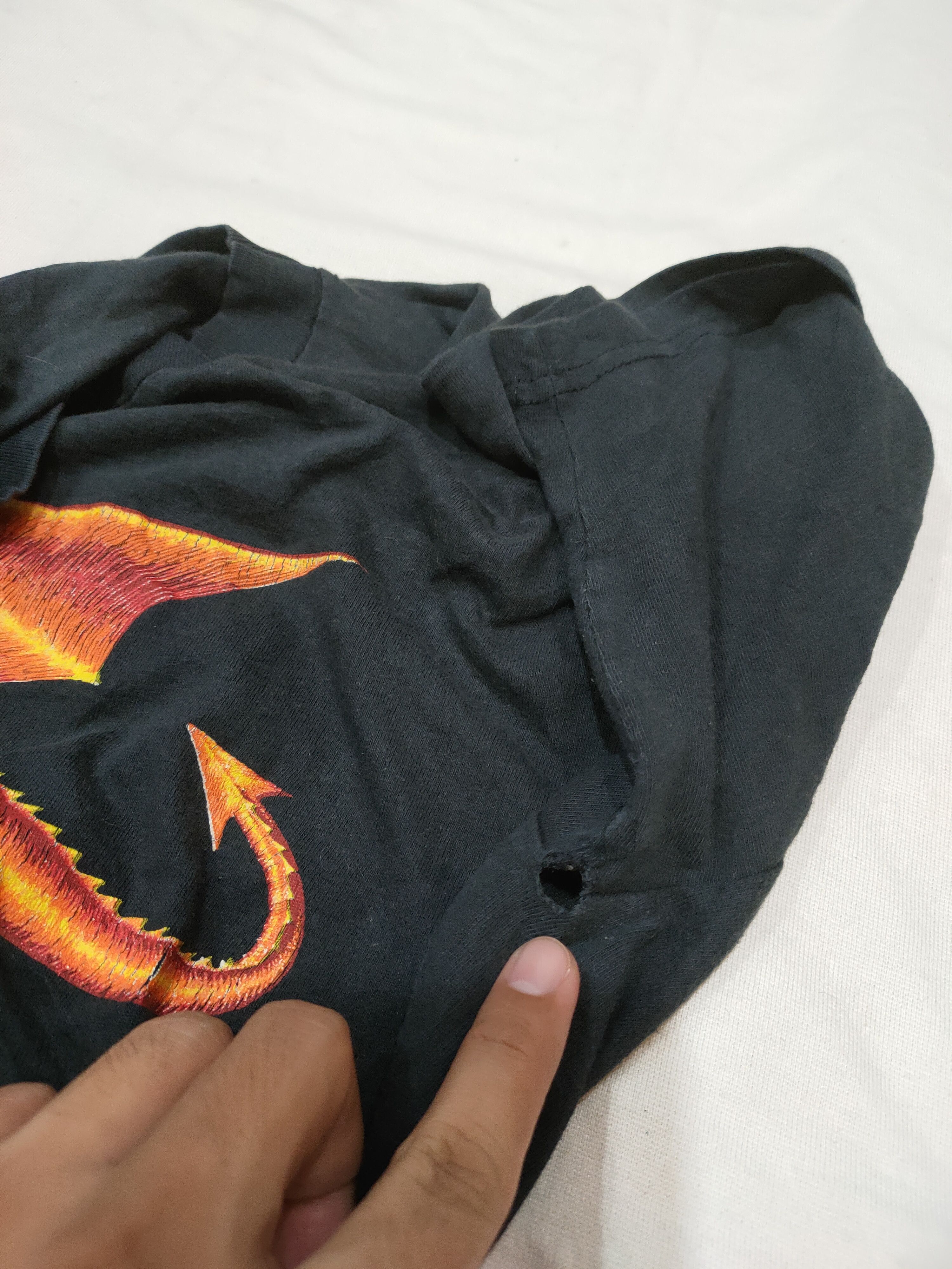 Vintage 90s DRAGON AND WIZARD CRYSTAL VISION SHIRT HEWLIN UK Size US M / EU 48-50 / 2 - 5 Thumbnail