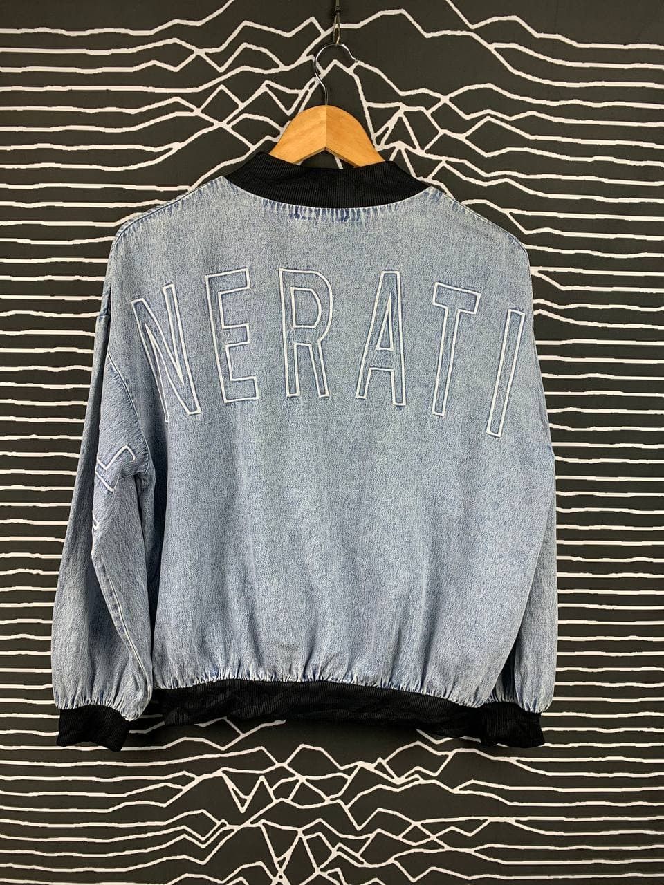 Japanese Brand Sureve Denim Generation Spell Out Bomber Jacket Size US M / EU 48-50 / 2 - 3 Thumbnail