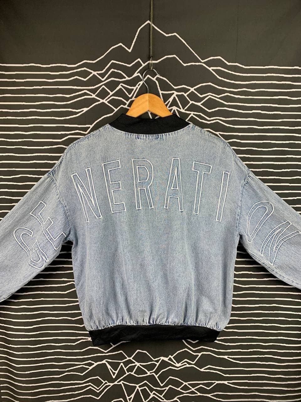 Japanese Brand Sureve Denim Generation Spell Out Bomber Jacket Size US M / EU 48-50 / 2 - 1 Thumbnail