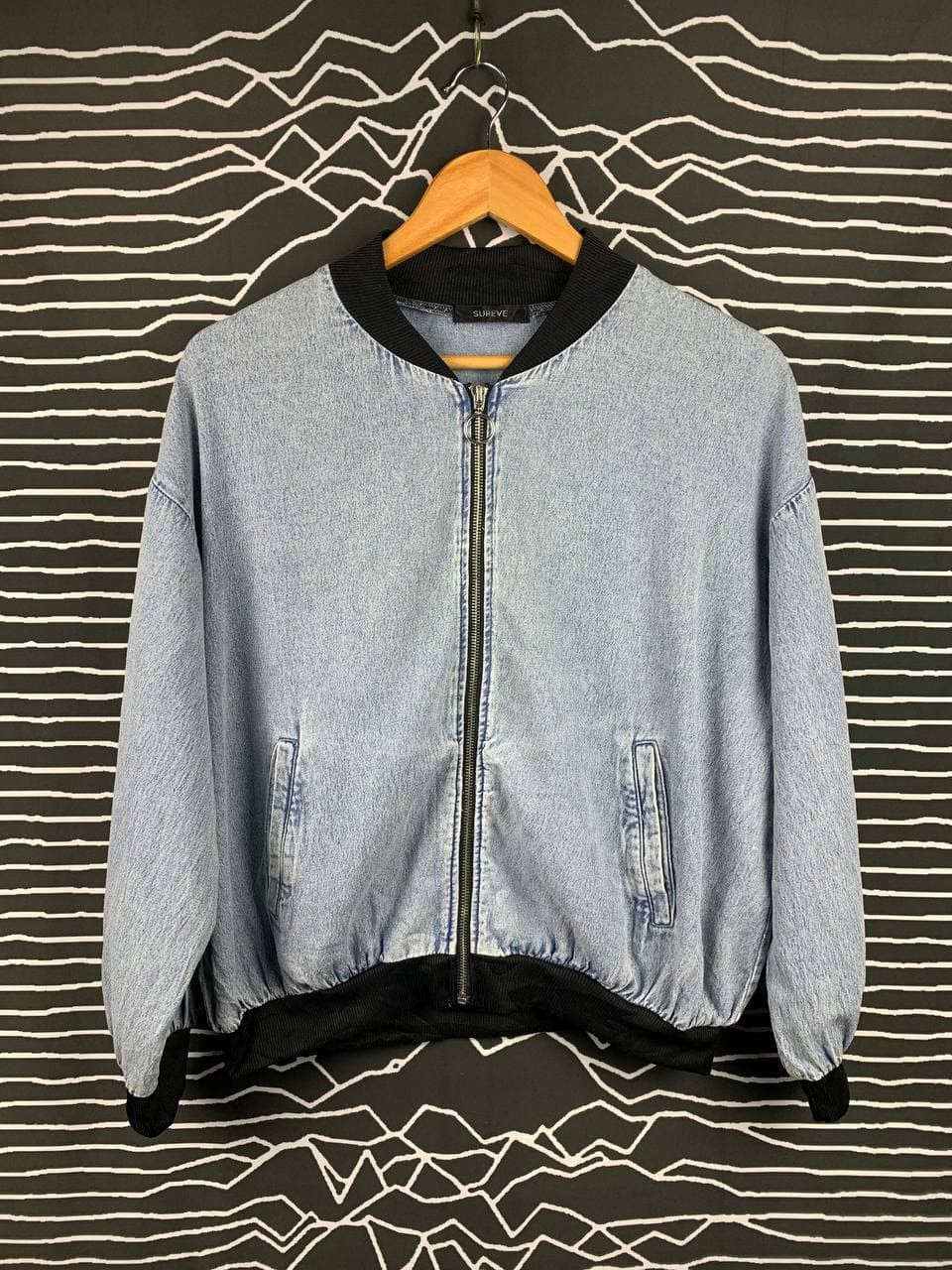 Japanese Brand Sureve Denim Generation Spell Out Bomber Jacket Size US M / EU 48-50 / 2 - 4 Thumbnail