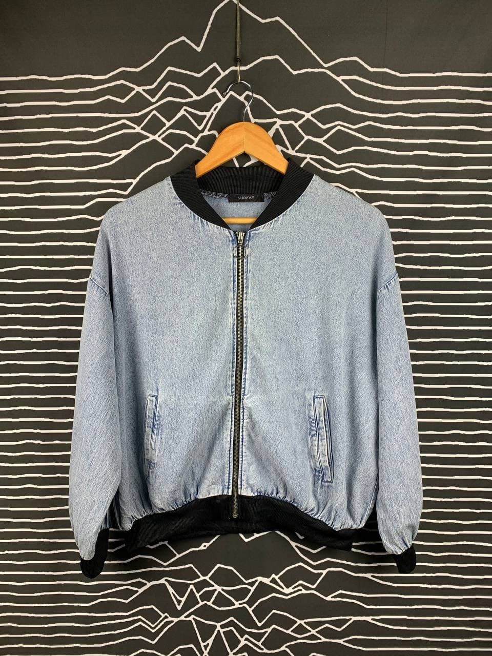 Japanese Brand Sureve Denim Generation Spell Out Bomber Jacket Size US M / EU 48-50 / 2 - 2 Thumbnail