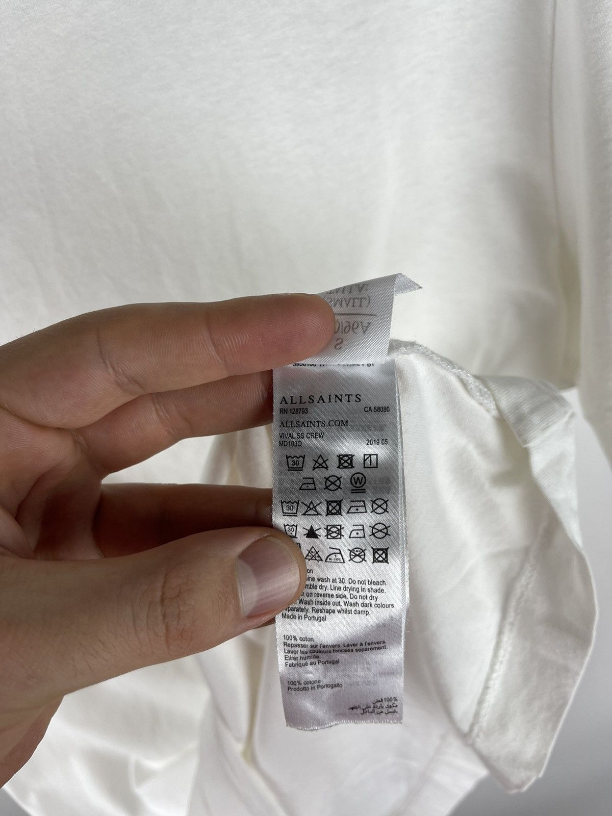 Allsaints Allsaints vival ss crewneck oversized fit hype tee shirt Size US S / EU 44-46 / 1 - 6 Thumbnail