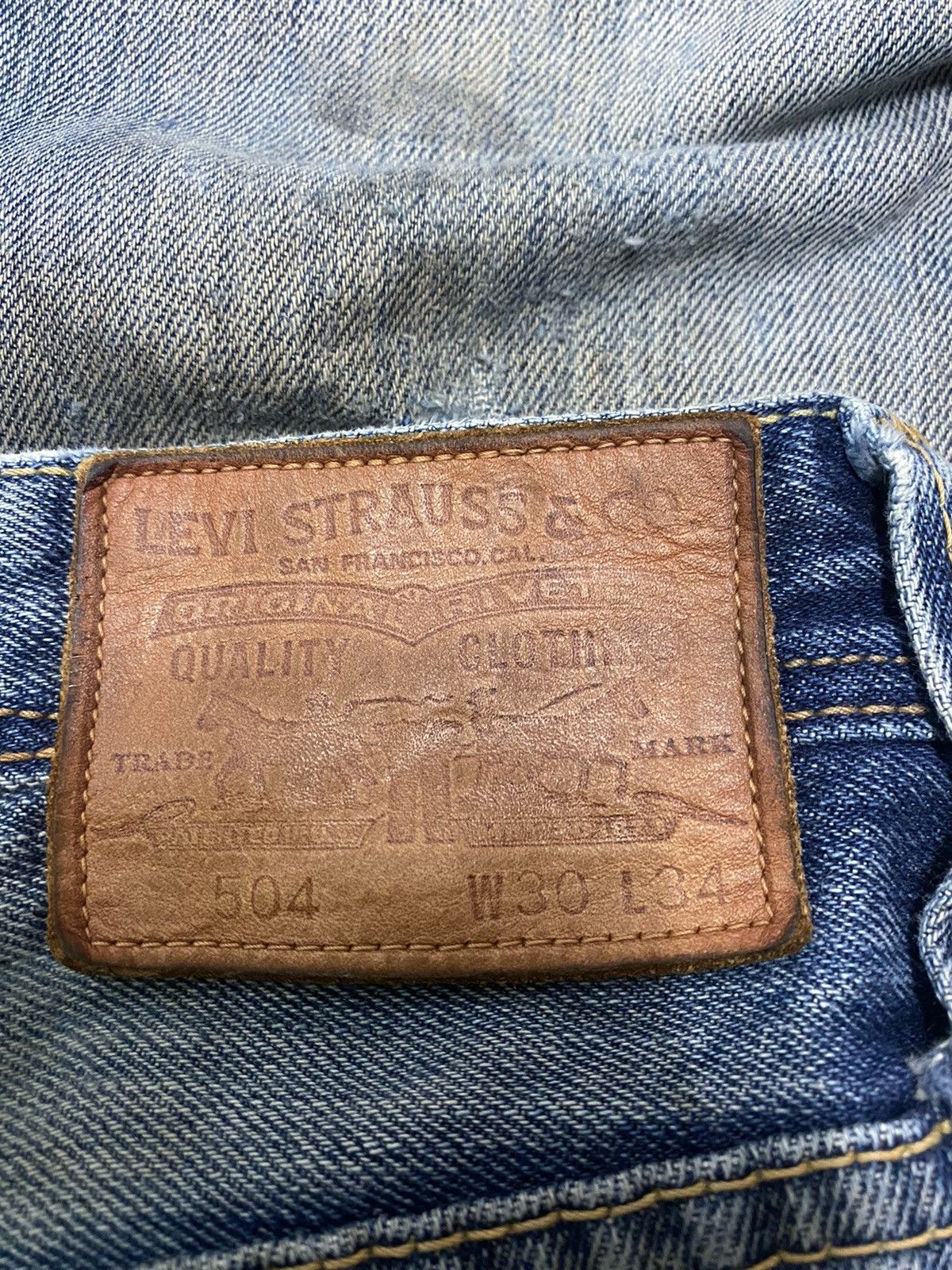 Levi's × Vintage Vintage LEVIS SAN FRANCISCO CAL Distressed Jean -L34 Size US 31 - 25 Thumbnail