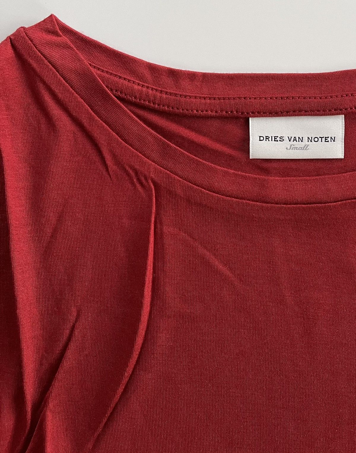 Dries Van Noten WMNS Ruched viscose t-shirt Size US S / EU 44-46 / 1 - 4 Thumbnail
