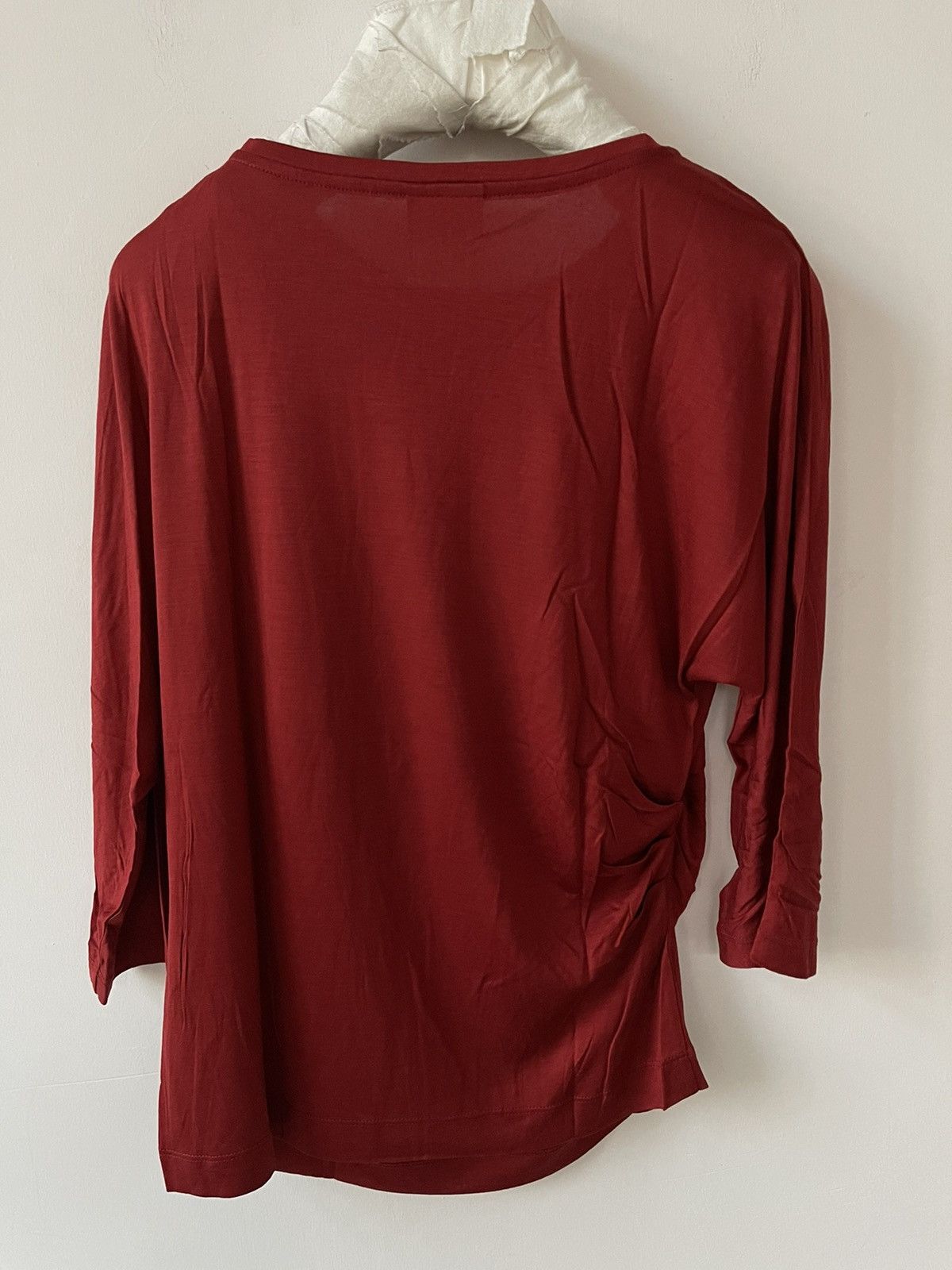 Dries Van Noten WMNS Ruched viscose t-shirt Size US S / EU 44-46 / 1 - 2 Thumbnail