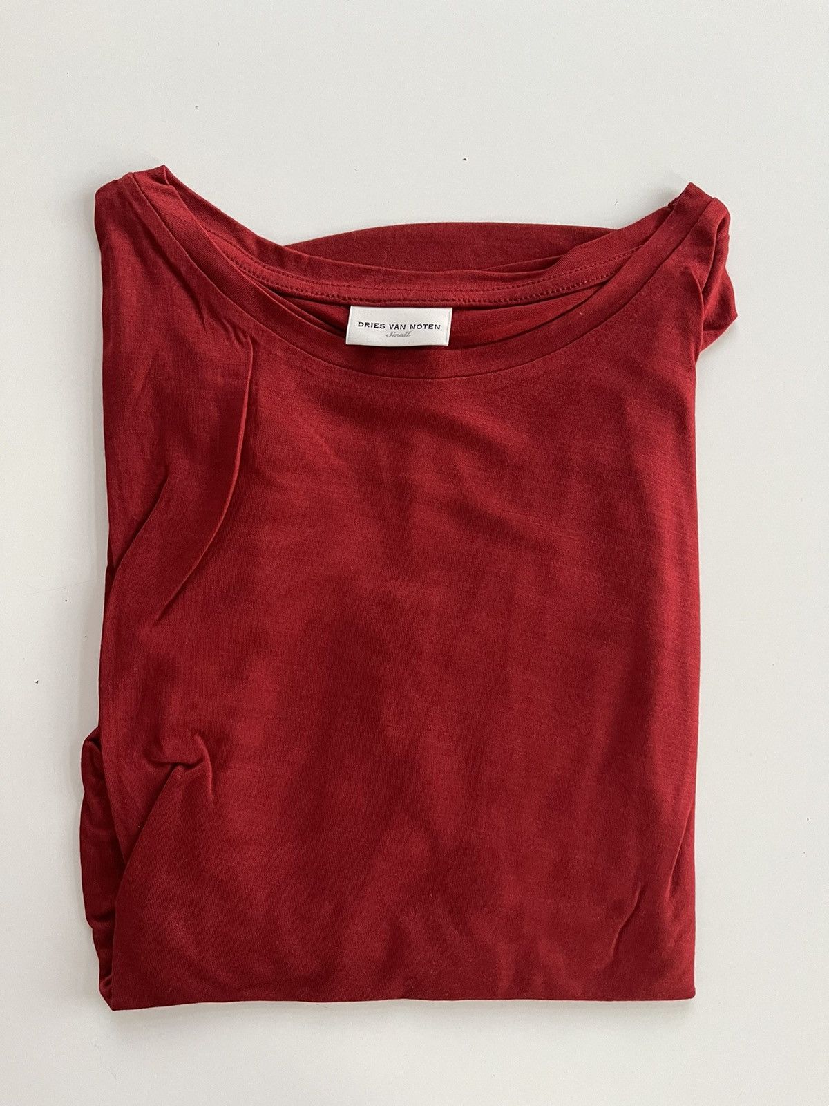 Dries Van Noten WMNS Ruched viscose t-shirt Size US S / EU 44-46 / 1 - 3 Thumbnail