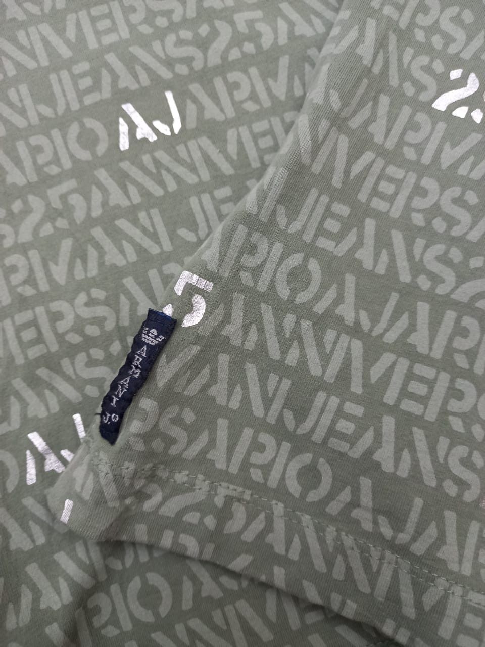 Armani Armani Jeans Monogram Long Sleeved Shirts Size M / US 6-8 / IT 42-44 - 8 Thumbnail