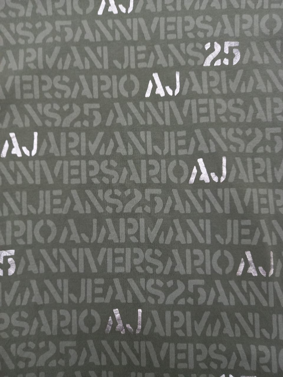 Armani Armani Jeans Monogram Long Sleeved Shirts Size M / US 6-8 / IT 42-44 - 2 Thumbnail