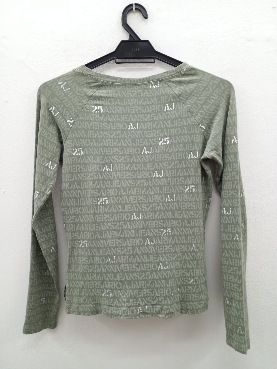 Armani Armani Jeans Monogram Long Sleeved Shirts Size M / US 6-8 / IT 42-44 - 6 Thumbnail