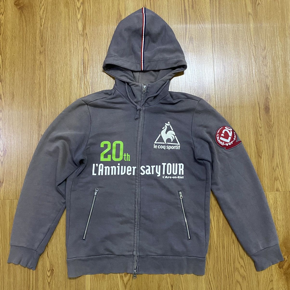 Le Coq Sportif Rare Vintage Vintage Le Coq Sportif Anniversary Tour Zipper Hoodie Grailed