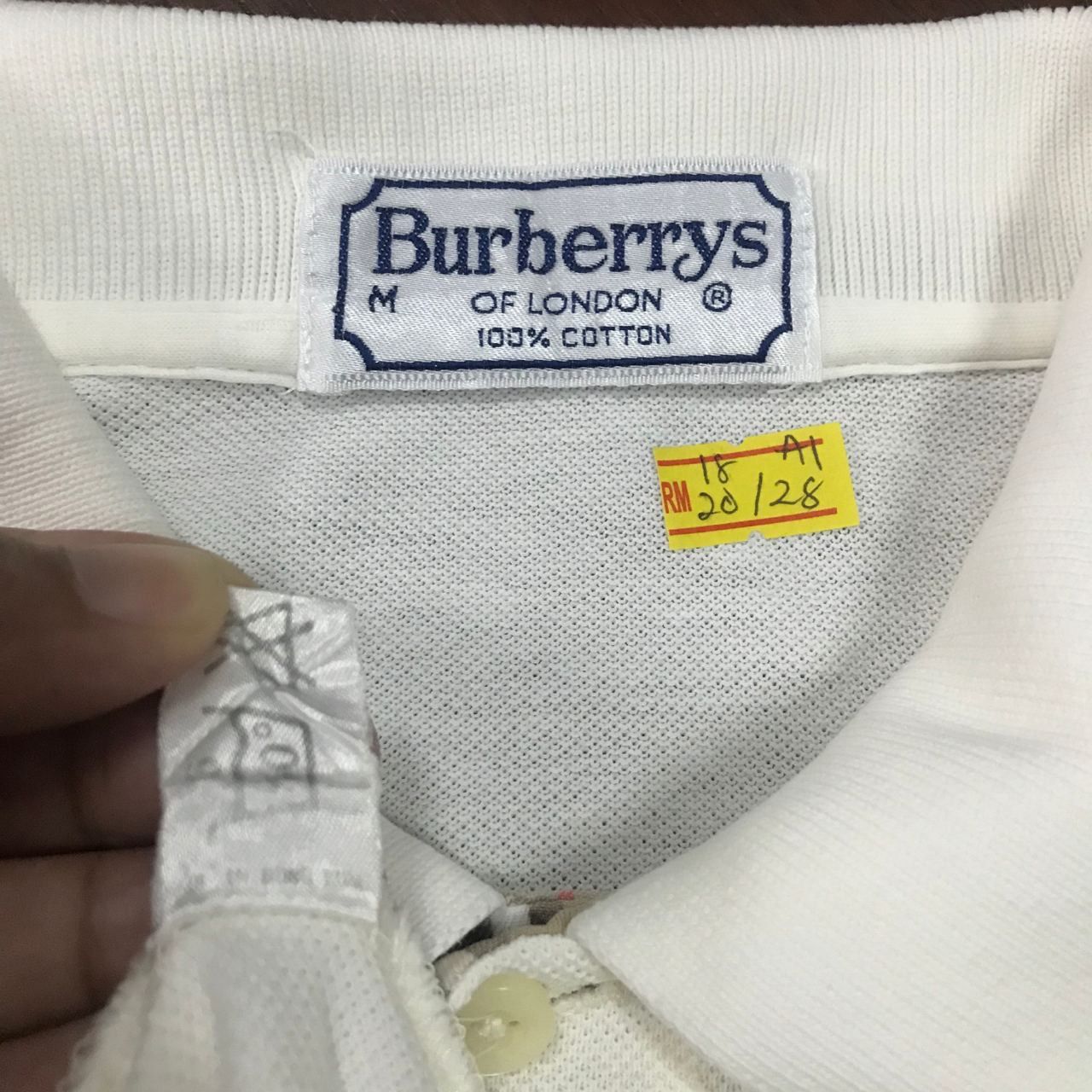 Burberry 💣 OFFER Vtg BURBERRY LONDON Nova Check Collar Shirt Size US S / EU 44-46 / 1 - 6 Thumbnail