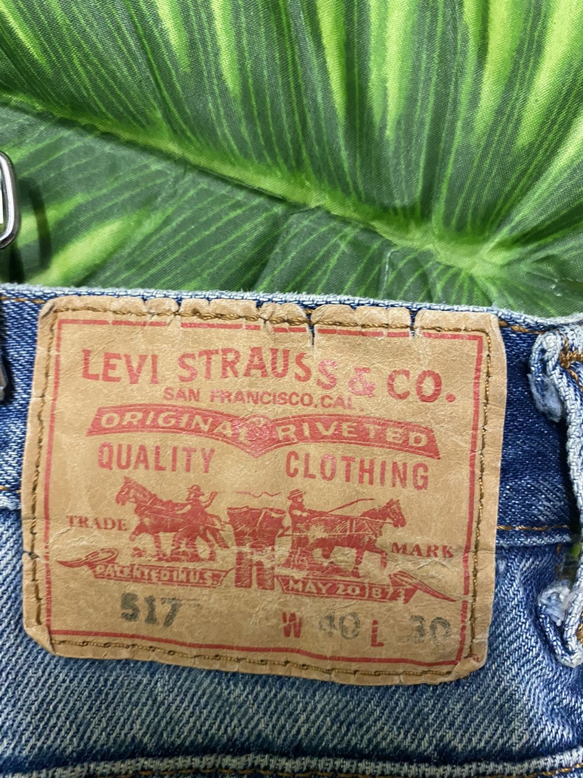 Levi's × Vintage Vintage LEVIS 517 40x30 Distressed Jeans -L36 Size US 40 / EU 56 - 13 Thumbnail