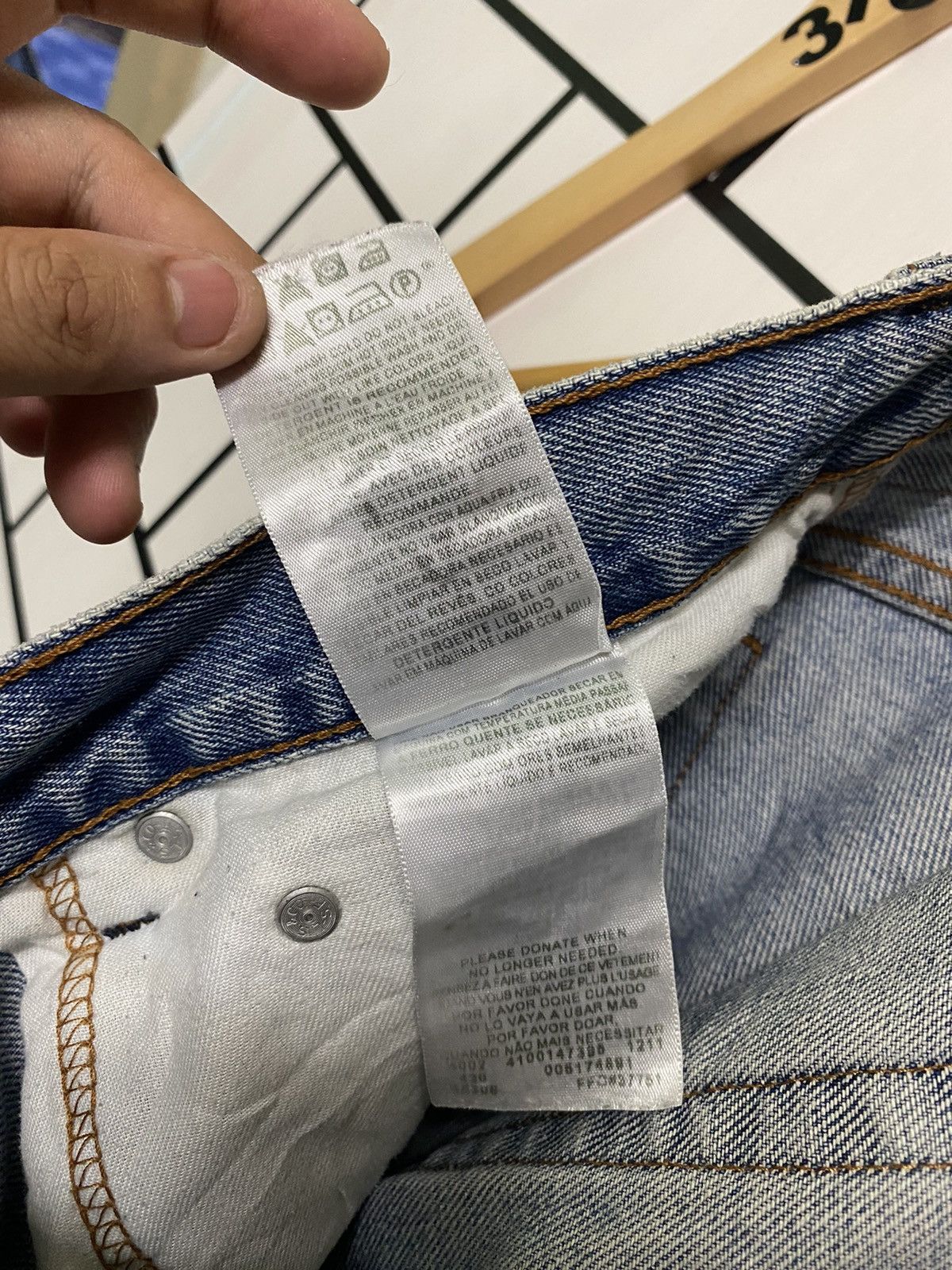 Levi's × Vintage Vintage LEVIS 517 40x30 Distressed Jeans -L36 Size US 40 / EU 56 - 19 Thumbnail