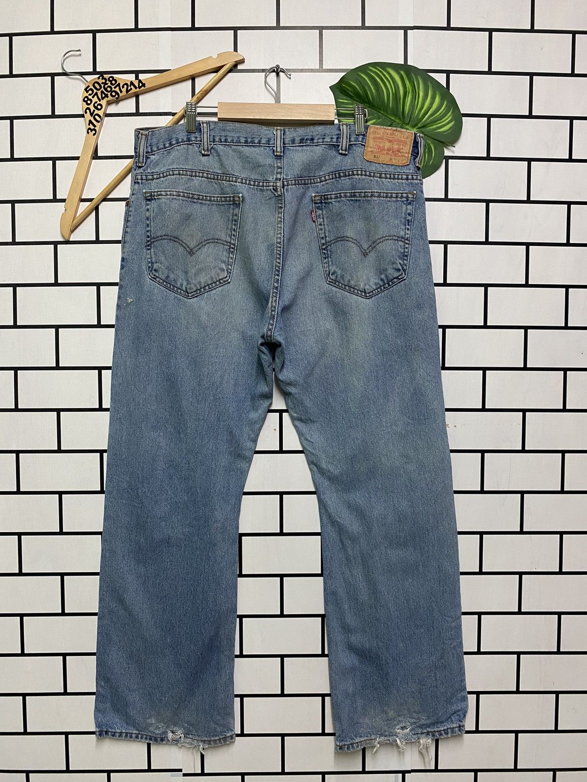 Levi's × Vintage Vintage LEVIS 517 40x30 Distressed Jeans -L36 Size US 40 / EU 56 - 2 Thumbnail