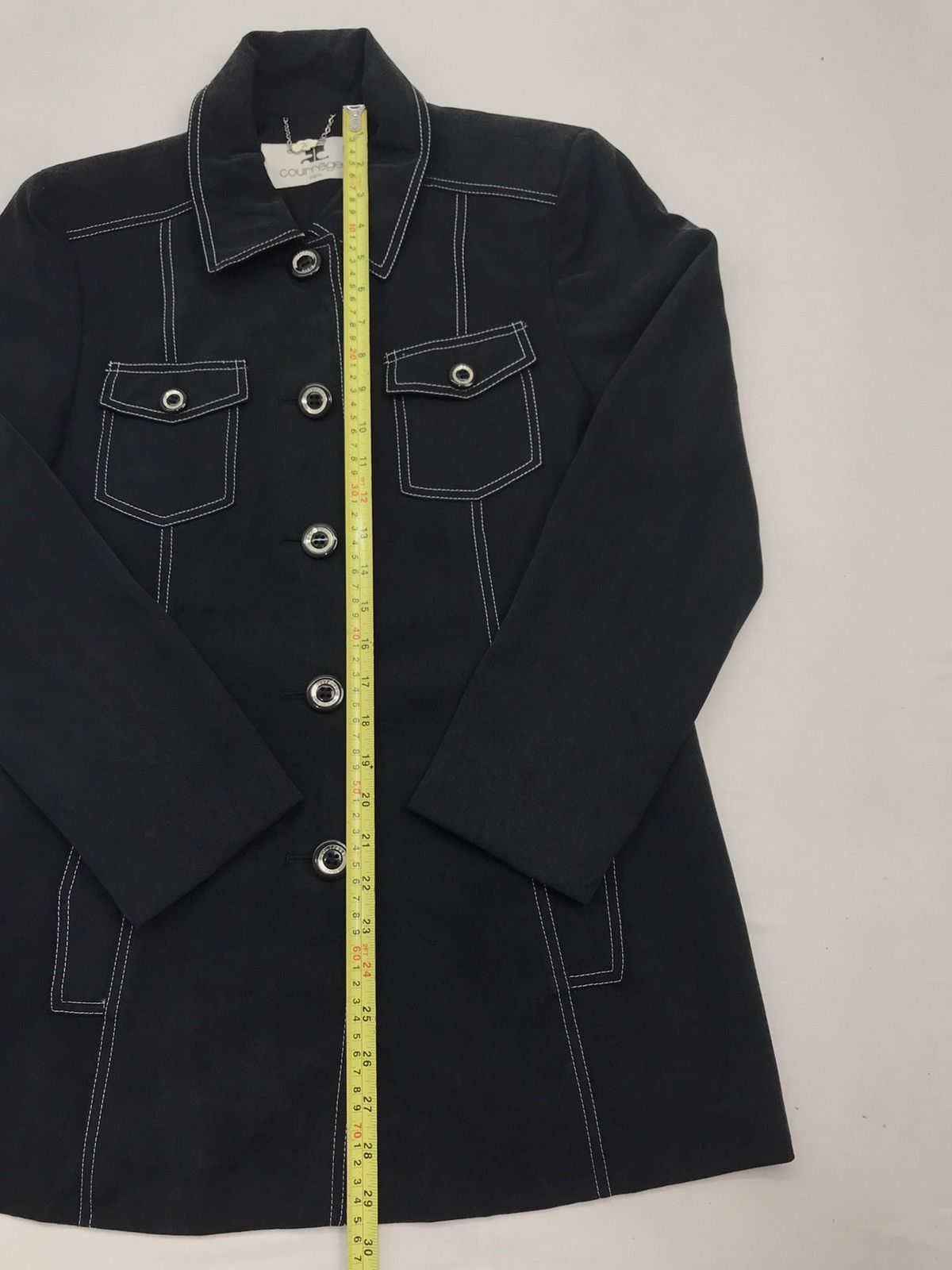 Courreges ❌Last Drop❌ Rare Courreged Jacket button large Size US S / EU 44-46 / 1 - 15 Thumbnail