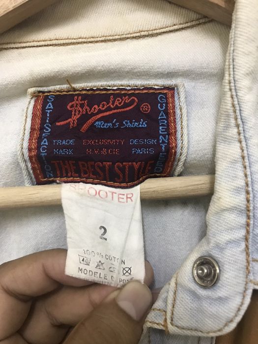 Vintage Vintage Shooter Denim Distressed Jacket Grailed