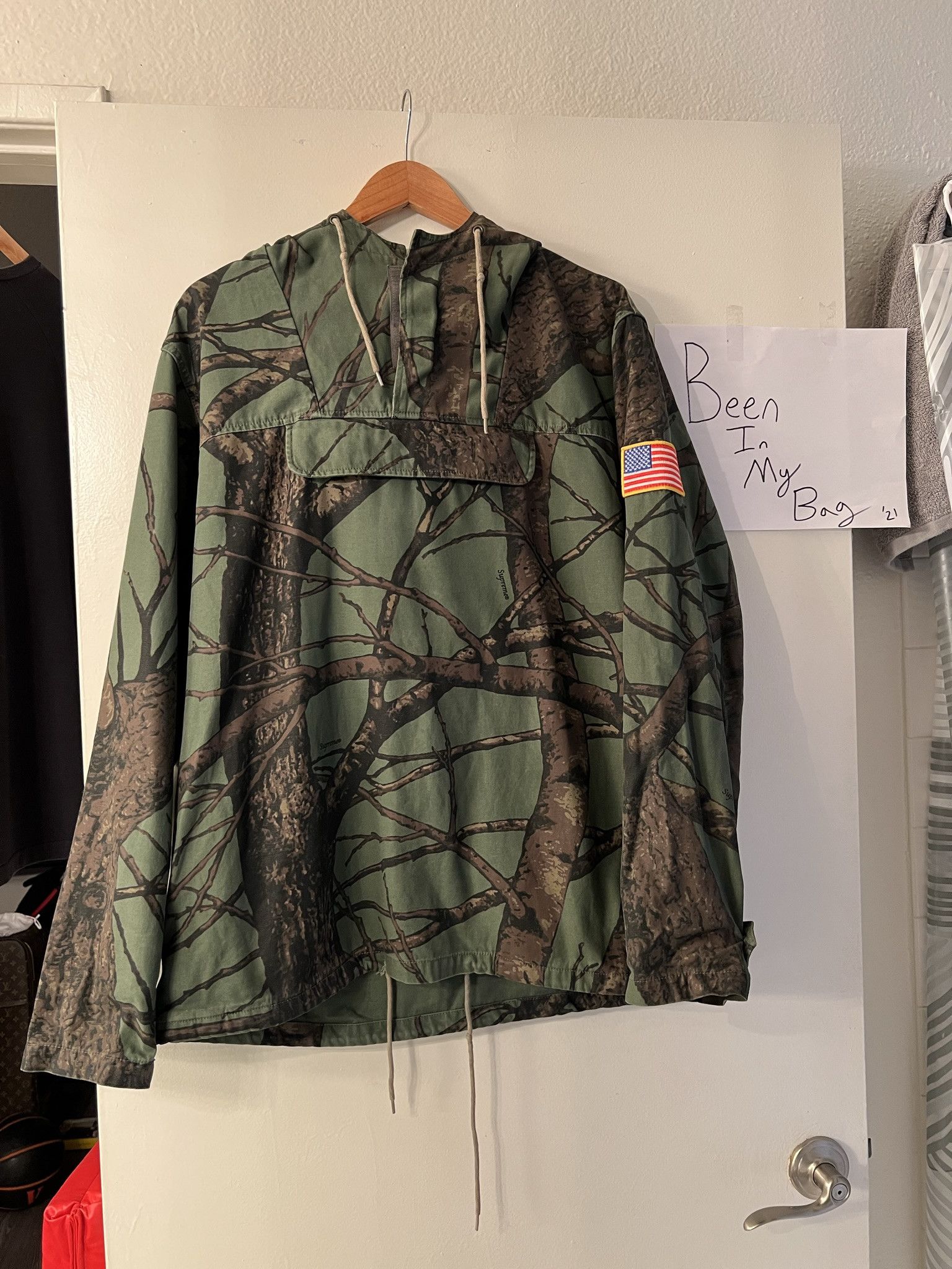 Supreme Supreme AW12 Green Tree Camo Field Pullover | Grailed