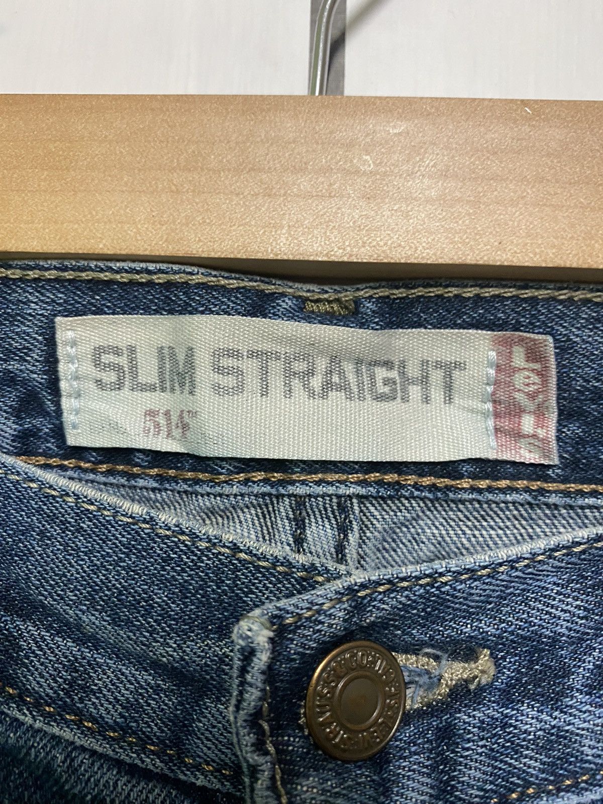 Levi's × Vintage Vintage LEVIS 514 Slim Straight Denim -L39 Size US 34 / EU 50 - 4 Thumbnail