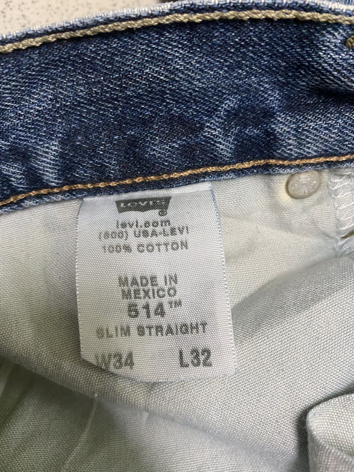 Levi's × Vintage Vintage LEVIS 514 Slim Straight Denim -L39 Size US 34 / EU 50 - 15 Thumbnail