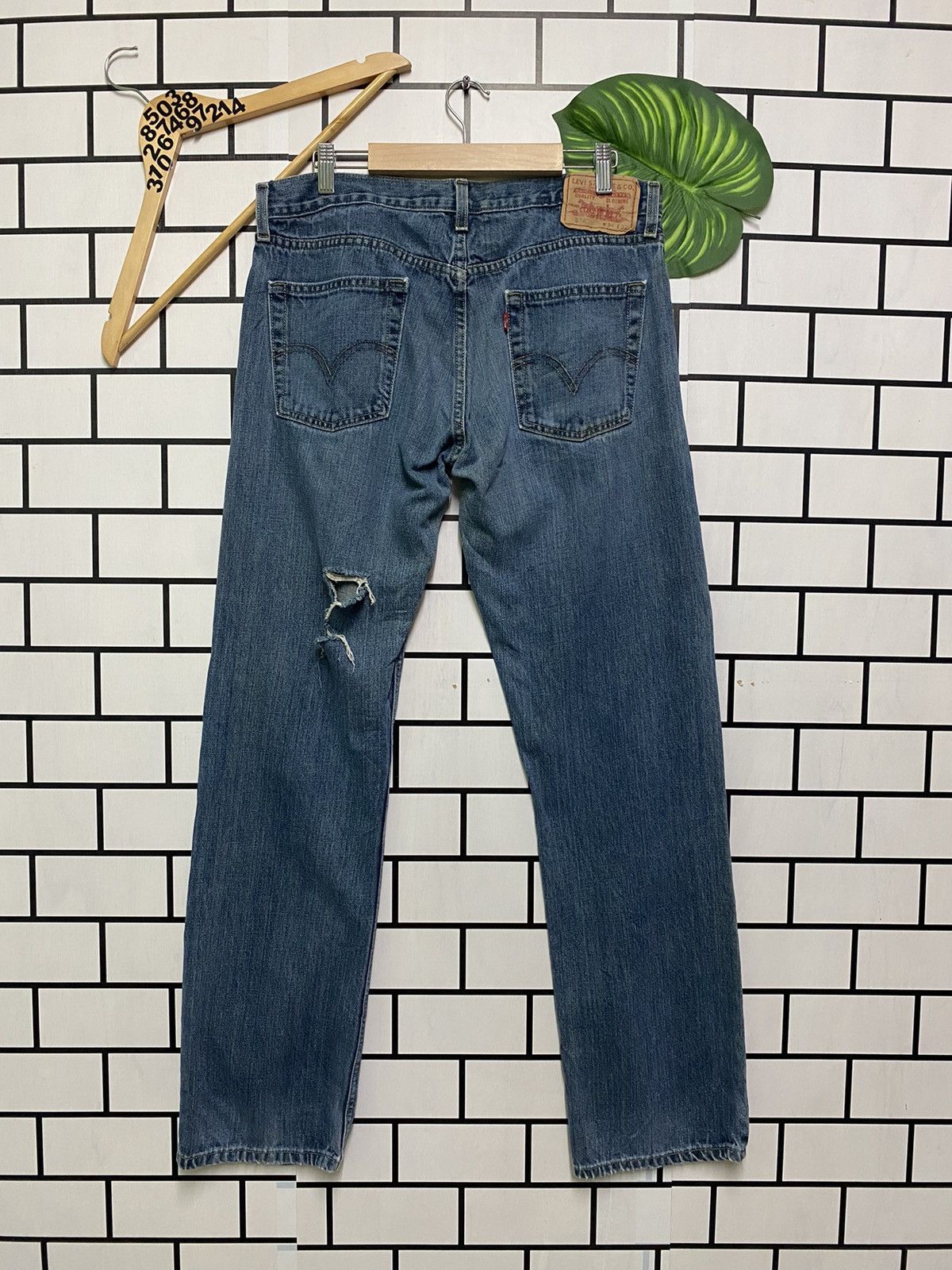 Levi's × Vintage Vintage LEVIS 514 Slim Straight Denim -L39 Size US 34 / EU 50 - 2 Thumbnail
