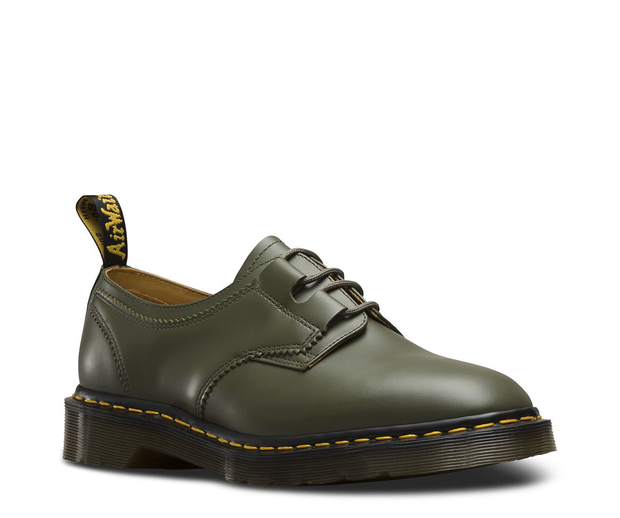 Dr. Martens × Engineered Garments Limited Edition Archive EG Smooth Ghille Shoe Khaki Size US 5.5 / EU 38 - 3 Thumbnail
